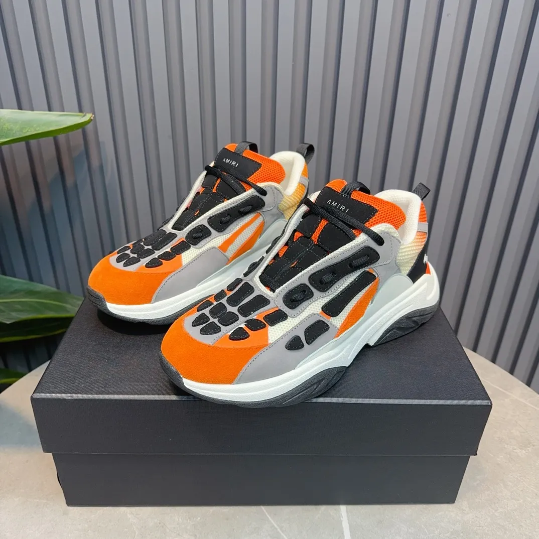 Men's shoes 💰740💰 AMIRI AMIRI fashion brand hot sale 🔥 Available all year round ✅ Official website synchronization Imported fabrics 1⃣️ vs 1⃣️ replica, original factory special original sole, 38-45 (38.45. Non-refundable)